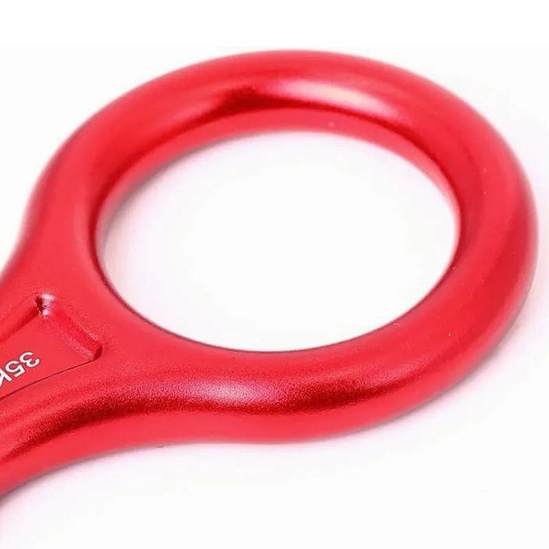 Rescue Figure 8 Descender 35KN Aluminum Alloy Climbing Belaying Device