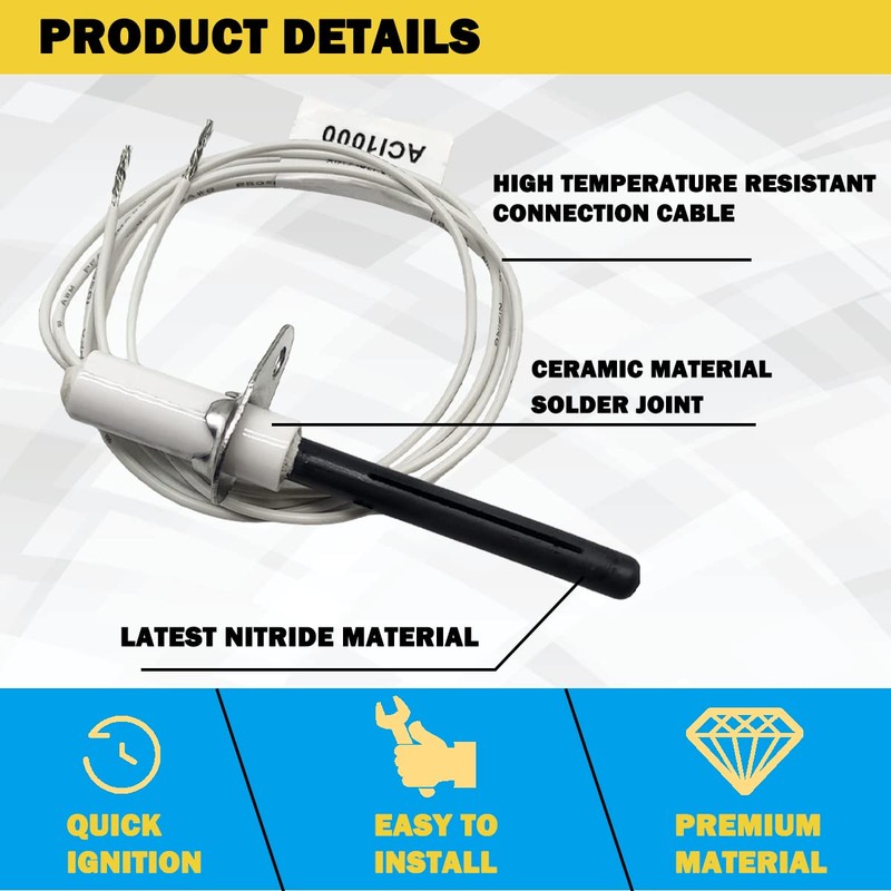 H150 Universal Ignitor(OEM),Silicon Nitride Hot Rod Ignitor Replacing 150 Common