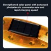Aolyty Solar Strobe Warning Light Outdoor, Bright Solar Safety Flashing