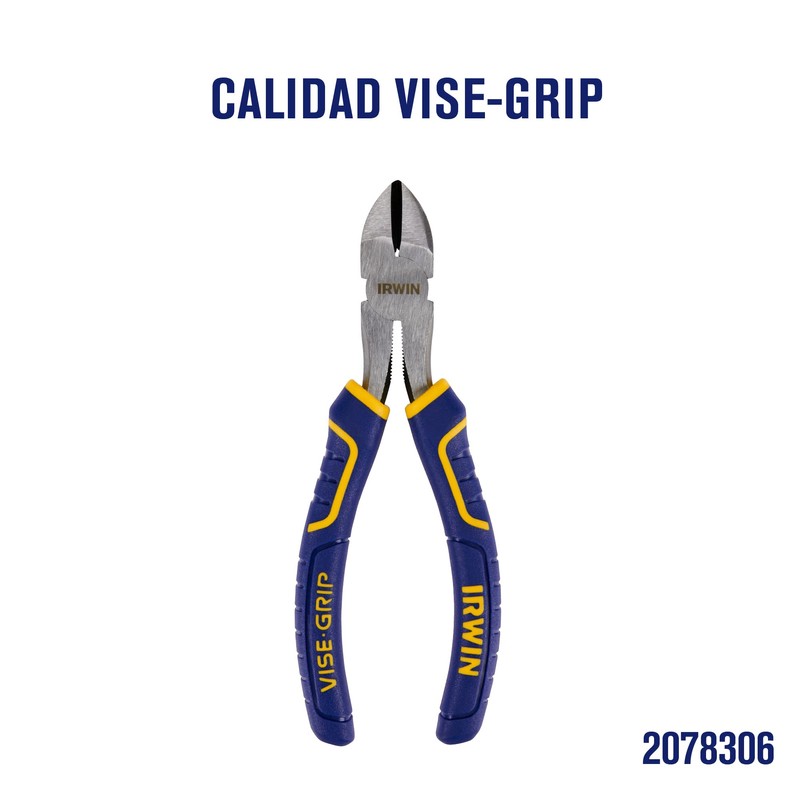 Irwin 10505493 Visegrip Diagonal Cutter, 150mm
