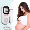 Fetal Heart Rate Monitor Large Probe LCD Display Intelligent Pregnancy