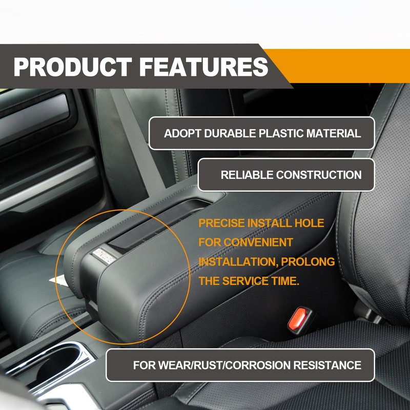 Center Console Latch Compatible with Toyota 2016-2021 Tacoma and 2014-2021