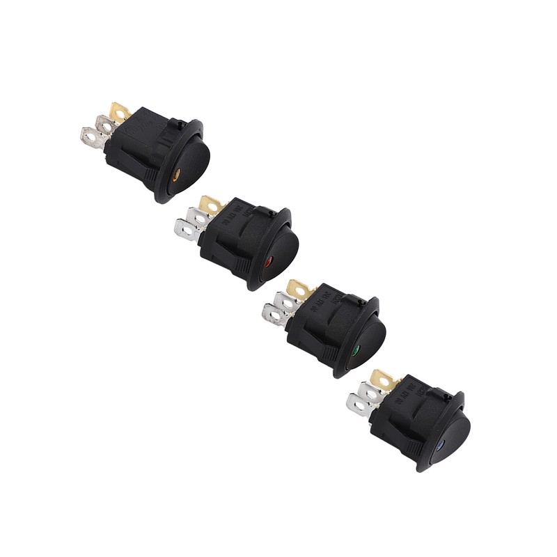 20Pcs Rocker Switch 3 Pin 2 Position 12V Toggle On