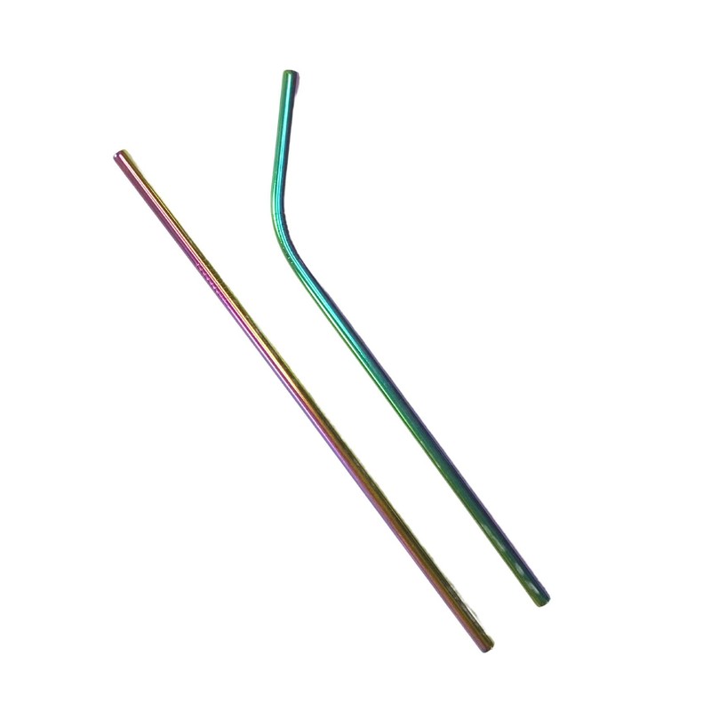 GIPEL Popotes de Acero Inoxidable Reusables - Set de 2