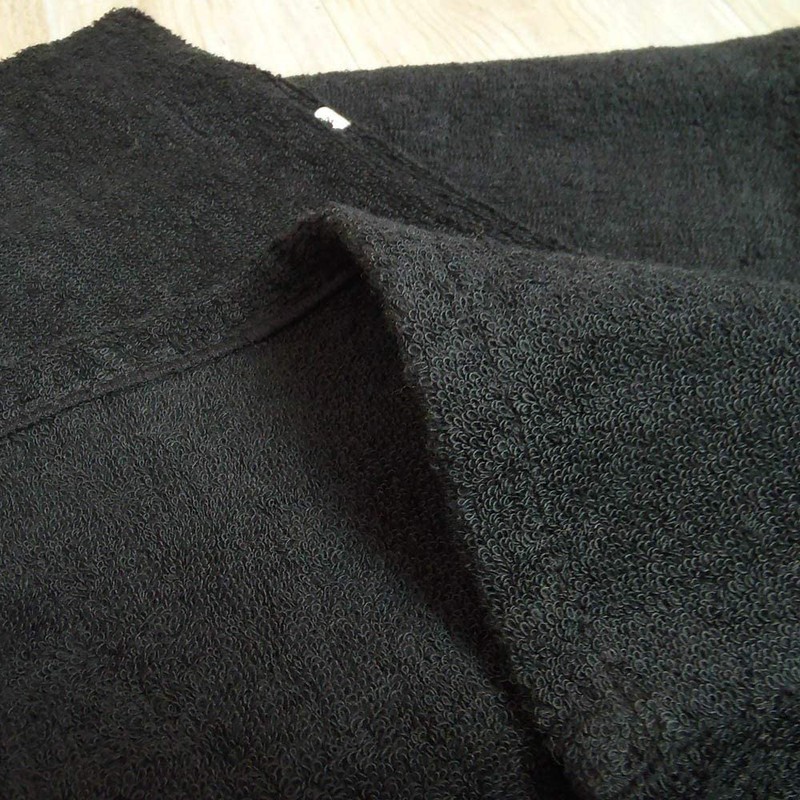 Imabari Towel Pillowcase Idezora Pile Pillowcase 45x90cm Black