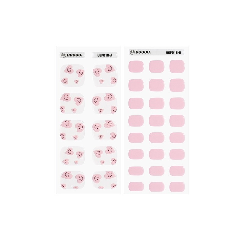 Pink Smiley Tods Gel Pedi / 핑크스마일리 토즈 젤페디
