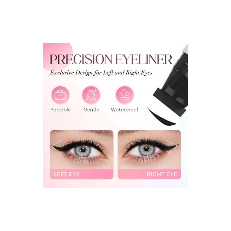e.l.f. H2O Proof Eyeliner Pen, Felt Tip, Waterproof Liquid Formula,