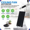 Ceiling Fan Filters for Blades - Coconut Shell Activated Carbon