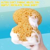 3 Bath Sponges, Natural Sea Water Sponge Wash Sponges for