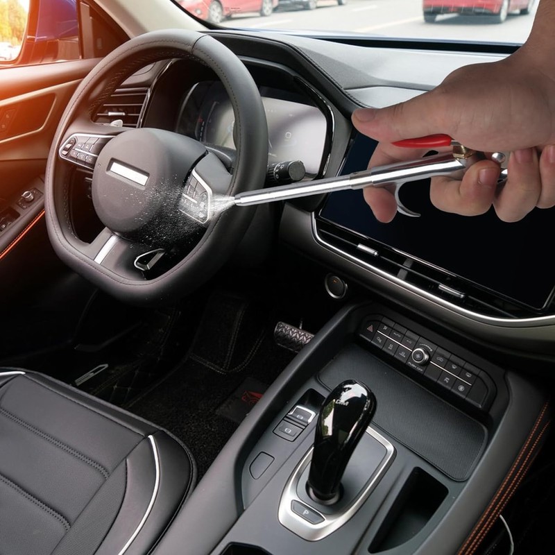 QiLeeCar High Volume Powerful Air Blower Gun Kit with Rubber