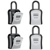 Puroma Lock Box Combination Key Lock Box, Wall-Mounted Portable Storage