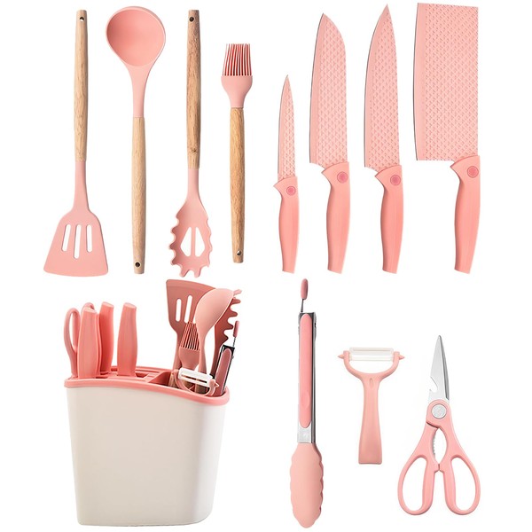 Cooking Utensils Set, 12Pieces Kitchen Utensil Set with 5 Pieces
