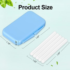 Annhua Orthodontist Wax Brace Wax Flavored 10 Pack, Dental Ortho Dots Wax Strips for Aligners, Braces Wearer, Brackets, Invisible-lingers, 10 Fruit Smell