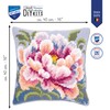 Vervaco - Kit de cojín de punto de cruz, camelia,