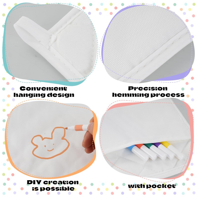 40 Pcs Pot Holder with Pocket for Craft Include 16