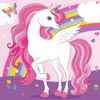 Procos - S Unicorn Rainbow Party Set, 52 Pieces, 16