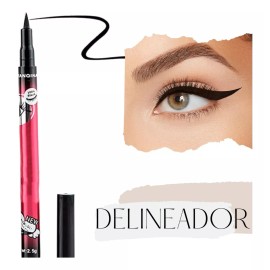 Universo en Linea Delineador Liquido Tipo Plumón Negro Larga Duración 36h Full