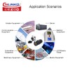 CNLINKO LP20 4 Pin Waterproof Connectors,IP68 Circular Connectors Fast Locking