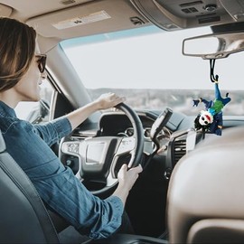 Accesorios de automóvil para hombres y mujeres, adorno moderno para tablero, espejo retrovisor, interior bonito, divertido y estético, colgante de ter