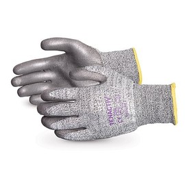 Superior S13TAGPU Tenactiv High Performance Fiber String Knit Glove with Polyurethane Coated Palm, Work, Cut Resistant, 13 Gauge Thickness, Size 6 (Pack of 1 Pair)