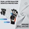 Vgo... Chainsaw Gloves,12-Layer Chainsaw Protection on Left Hand Back,Safety Goat
