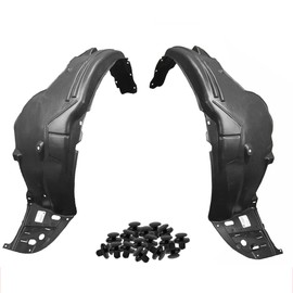 Parts N Go Fender Liner Set w/Clips For 2013-2015 Accord Sedan Front Driver & Passenger Side Left Right HO1248150 HO1249150 74150T2AA00 74100T2AA00