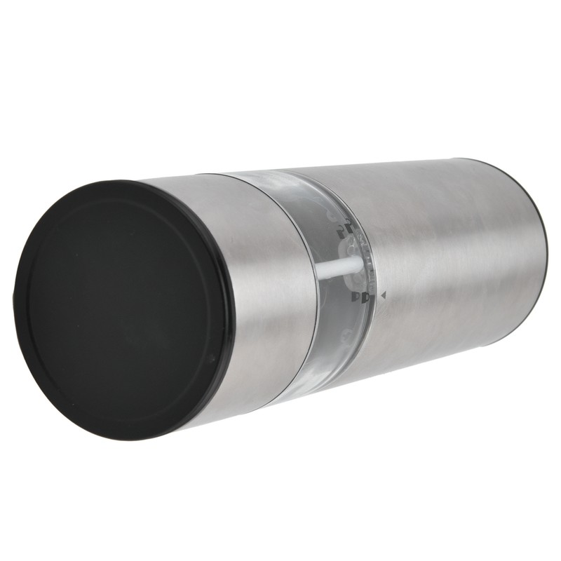 Grinder Stainless Steel Portable Electric Grinder Black Pepper Table Salt