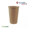 Degrapack Kit 500pzs Pz De Vaso Térmico Biodegradable 500ml Con