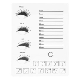 Beaupretty Lash Extensions Pallet - Eyelash Pallet Tray, Eye Lashes Extension Display Board for Salon