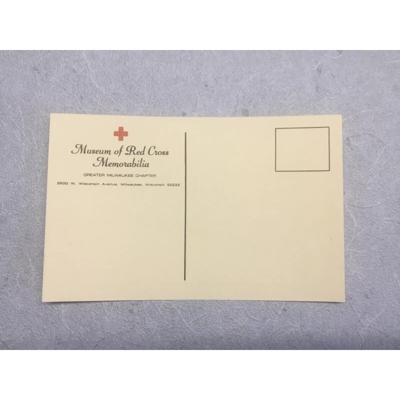 Vintage American Red Cross 3.5 X 5.5 Post Card