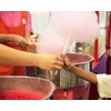 PPhtony 50Pcs Cotton Candy Sticks 13.8 inch Solid White Cotton
