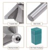 sourcing map Chamfer Router Bit 45 Degree 1/2" Shank 1-1/6"