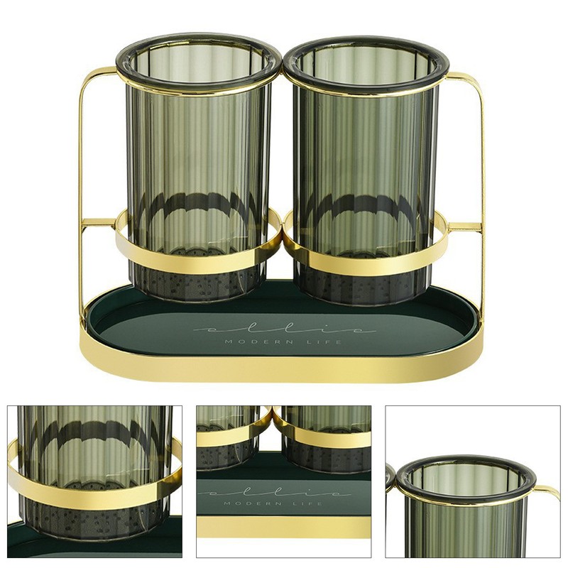Chopsticks Drying Holder Iron PET Transparent Chopsticks Drying Caddy for
