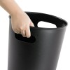 Mainstays Mainstays 2.64 Gallon Wastebasket – Black Plastic Trash Can,