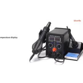 silverflo Digital 780W 2in1 Soldering Iron Station Hot Air Rework Welding Tool Kit