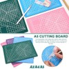TopHomer Self Healing Cutting Mat A4 Double Sided Grid Pattern