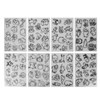 8 Pieces Shrink Wrap, Pattern Plastic Faux Sheets, Cute Animal