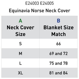 Equinavia Norse Turnout Neck Cover 200g - Black - L