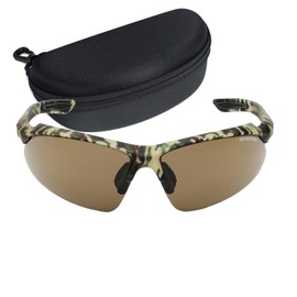 Captain Stag CS-S007-2-EH-72 Sports Sunglasses, Men's, Sunglasses Case, Plastic Frame, Green, Camouflage