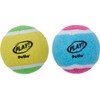 Petio Dog Toy PLAY Squeaker Tennis Ball, Small, Set of