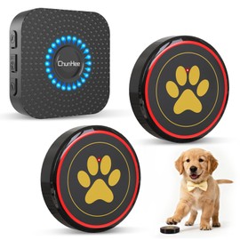 Dog Door Bell for Potty Training, IP55 Waterproof, 55 Ringtones, 0-115dB