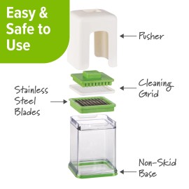 Unbranded Prep Solutions French Fry Cutter and Vegetable Chopper White