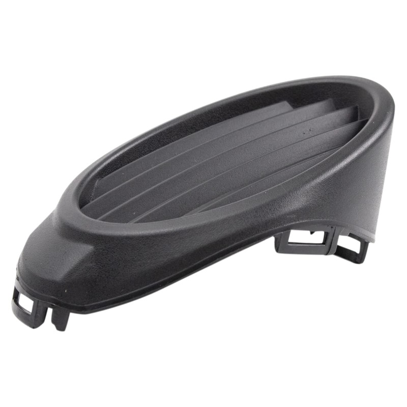 TRQ Front Right Fog Light Hole Cover Black Passenger Side