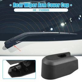 ACROPIX Rear Windshield Wiper Arm Nut Cover Cap Fit for Volvo V90/V90 CC 2017-2021 No.31699909 - Pack of 1 Black