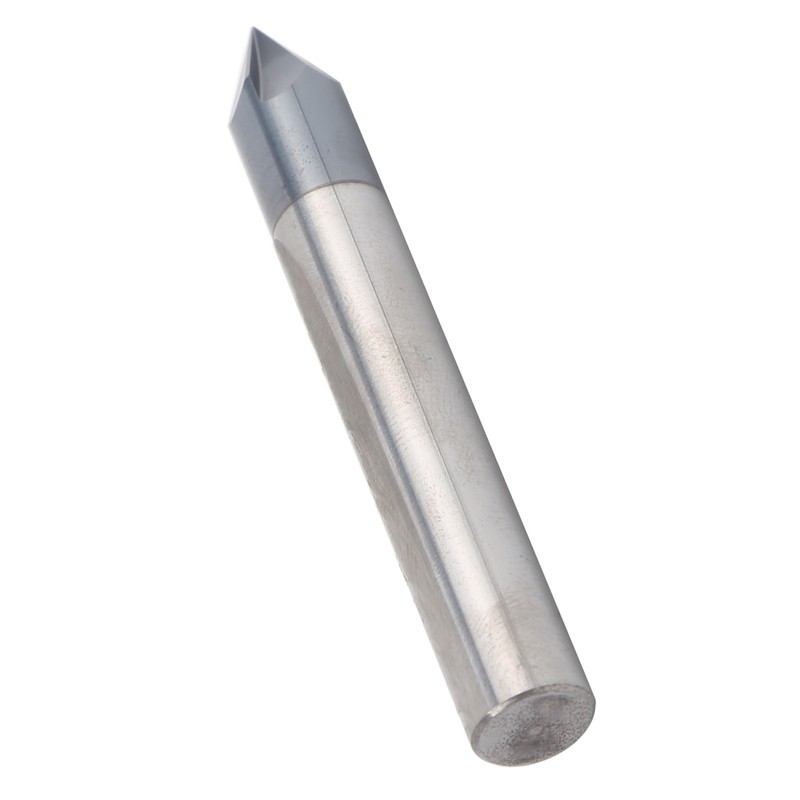 Chamfer End Mill 3 Flute 60° Milling Cutter Tungsten Steel