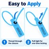 Numbered Plastic Security Seals for Cargo & Shipping – 100-Pack,