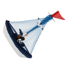 Operitacx Sailing Ship Model Decorative Sailboat Craft for Home Fish Tank Decoration Cruise Decorations