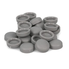 Lund Boat Snap Caps 1990578 | 5/8 x 1/4 Inch Gray (Set of 25)