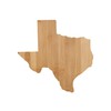 Vastigo Texas State Shaped Bamboo Serving and Cutting Board 11”