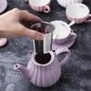 YBK Tech Strengthen Porcelain Teapot, 31oz Coffee Pot Ceramic Teapot-